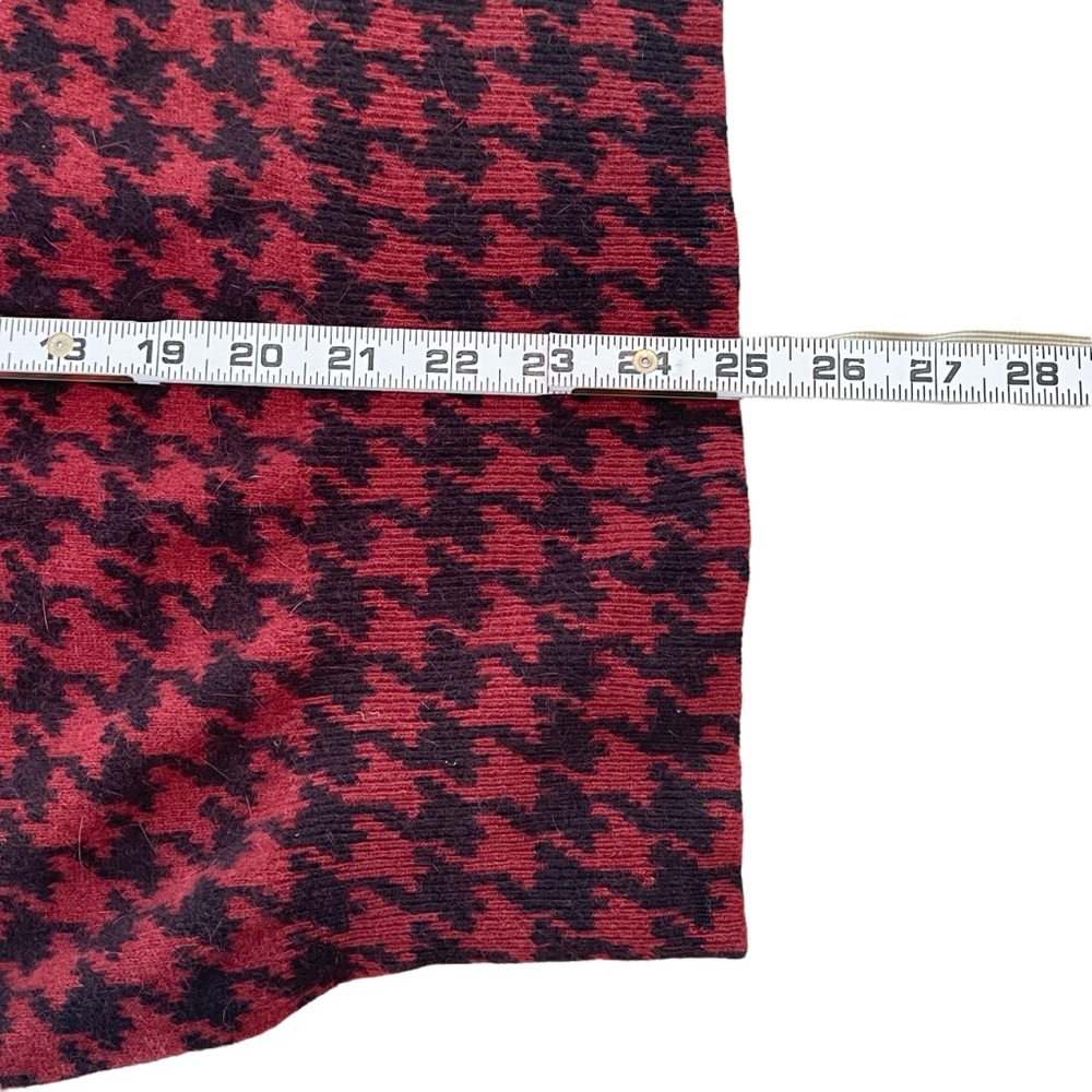 Vintage Wool & Angora Blend Houndstooth Sweater Vest English Heritage Country S - Picture 8 of 12